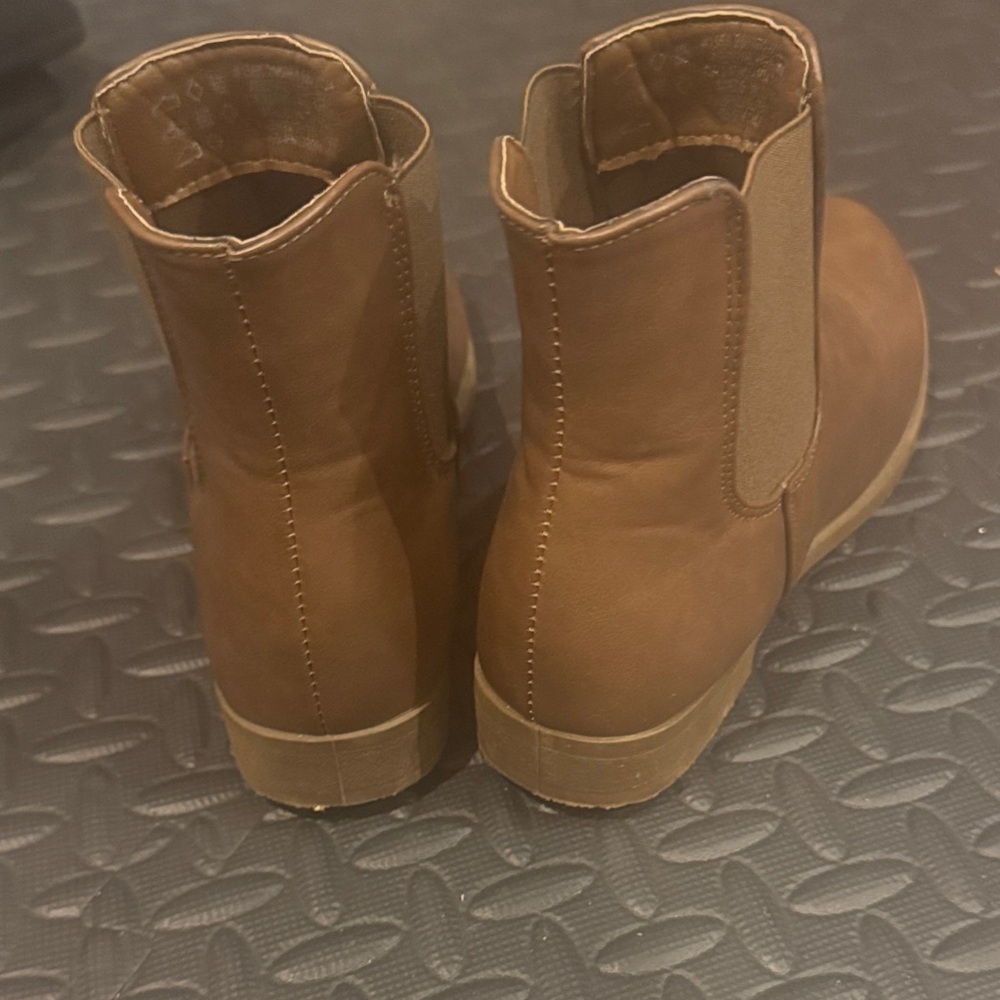 Tan Ankle Boots - like new worn one time - Picture 7 of 7